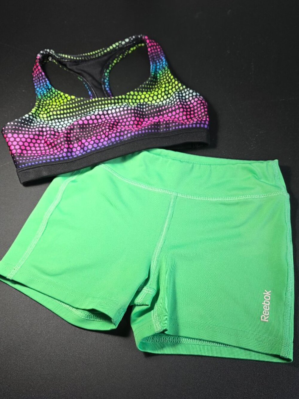 Reebok Girls & Justice XS Cheer Gymnastics Practice Set